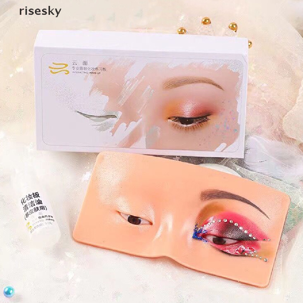 Miếng Da 5D Bằng Silicone Dùng Thực Hành Xăm Lông Mày ♨Trên đó