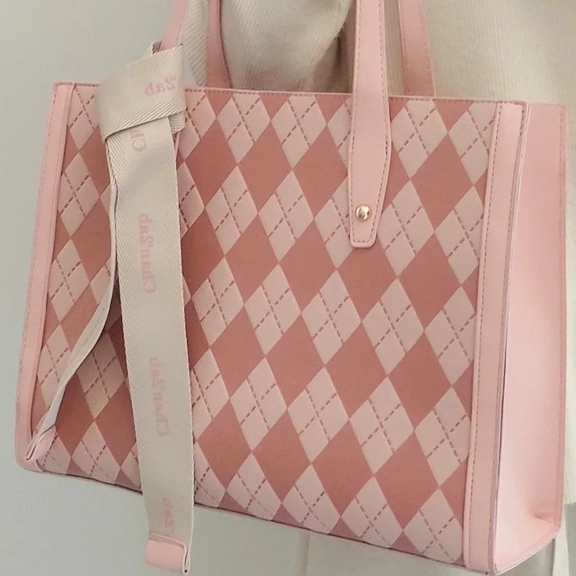 H HAPPY HOMLIV Túi Tote Một Vai Sức Chứa Lớn Cho Nữ