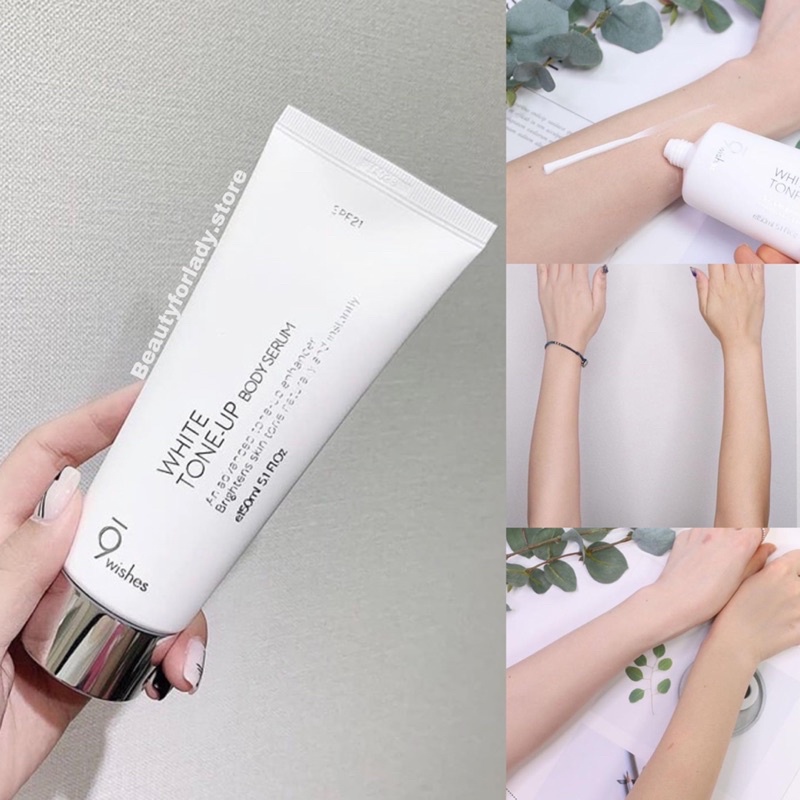 KEM DƯỠNG TRẮNG DA VÀ MAKEUP BODY CHỐNG NẮNG CAO CẤP 9WISHES