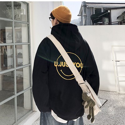 Áo hoodie nỉ ngoại ulzzang nam nữ unisex cặp đôi chất nỉ dày dặn local brand form rộng hàn quốc chống nắng JUST YOU