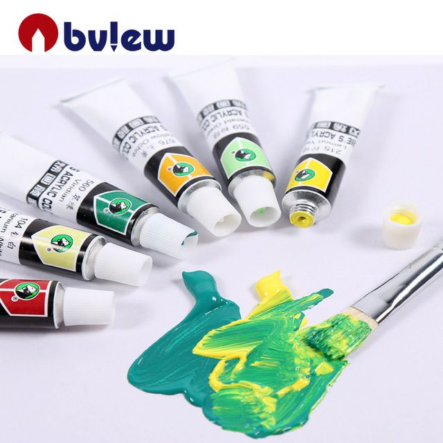BỘ 36 MÀU ACRYLIC 3D MARIES, Tặng 1 Bộ Cọ +1 bay