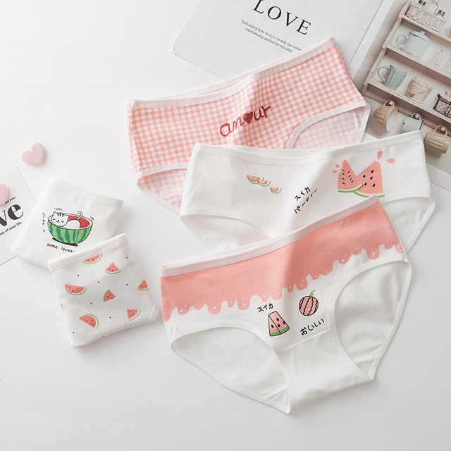 [Che Tên] Quần Lót Nữ Cotton Cao Cấp Nâng Mông Thông Hơi Hoạ Tiết Dễ Thương TOPBRA | BigBuy360 - bigbuy360.vn
