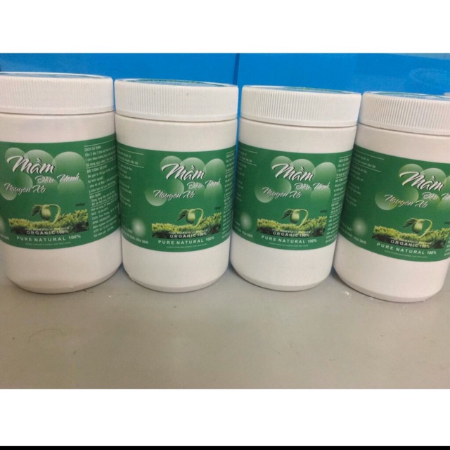 Combo 20 hũ bột mầm nguyên xơ, 5 túi viên mầm nguyên xơ, 5 túi viên mầm matcha