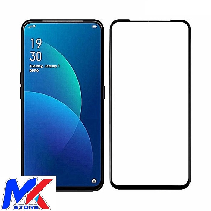 Kính cường lực bảo vệ màn hình ĐT OPPO F11Pro full màn hình full keo - tặng bộ giấy lau kính trị giá 10K