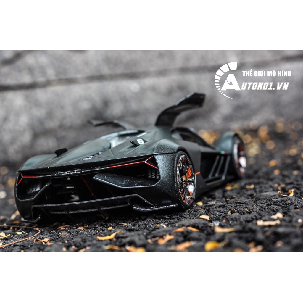 MÔ HÌNH XE LAMBORGHINI TERZO MILENNIO GREY 1:24 BBURAGO 6461