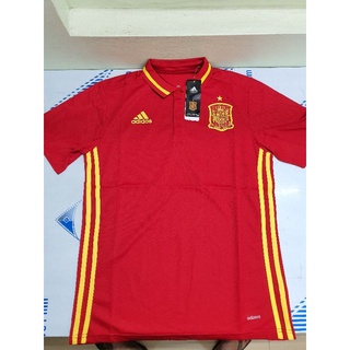 Áo polo tây ban nha 2 màu xanh/đỏ