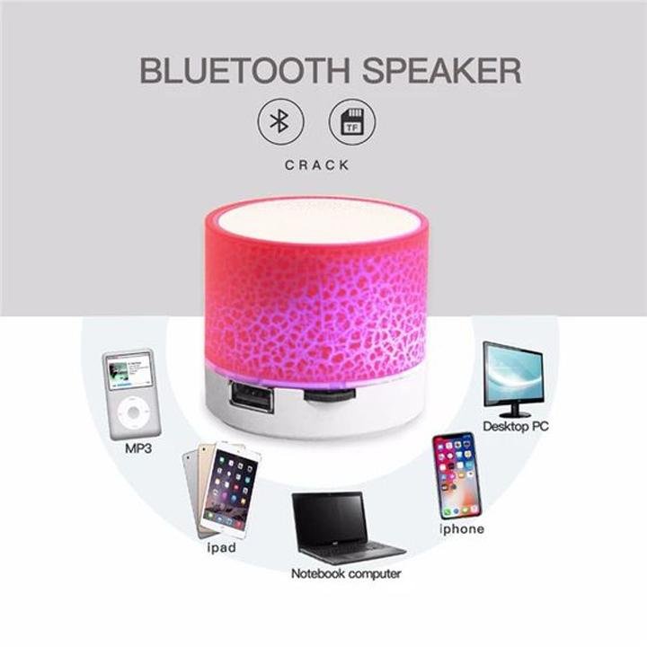 Loa bluetooh A9 mini tích hợp đèn LED cắm điện thoại máy tính