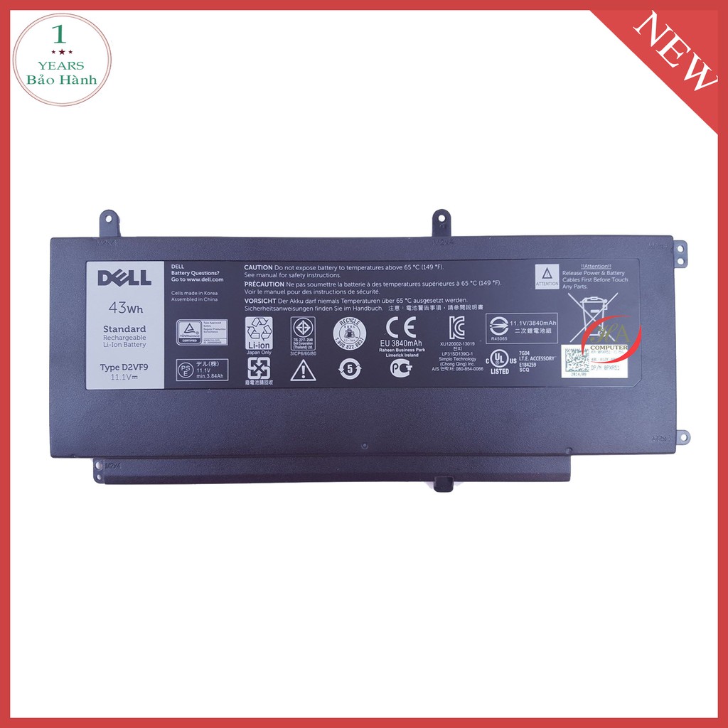 Pin laptop dell Vostro 5459