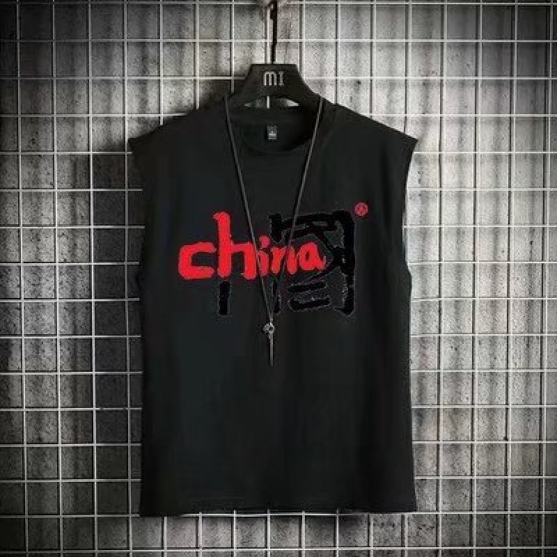 Áo Thun Ba Lỗ Thể Thao Size Lớn M-5XL In Chữ Phong Cách Nhật Bản Thời Trang Cho Nam