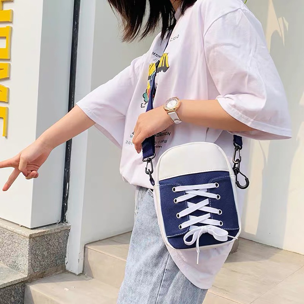 Túi tote vải canvas nữ đẹp đeo chéo đựng đồ đi học mini nhỏ gọn cute dễ thương giá rẻ TV40