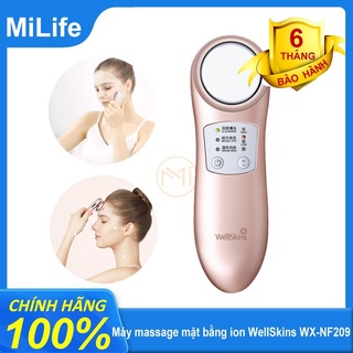 Máy massage mặt bằng ion wellskins wx-nf209|bh 3tháng