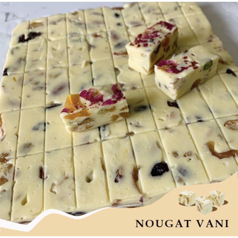 Set nguyên liệu làm kẹo nougat vị vani/socola/matcha/dâu/trái cây + tặng 50 tờ giấy gói kẹo