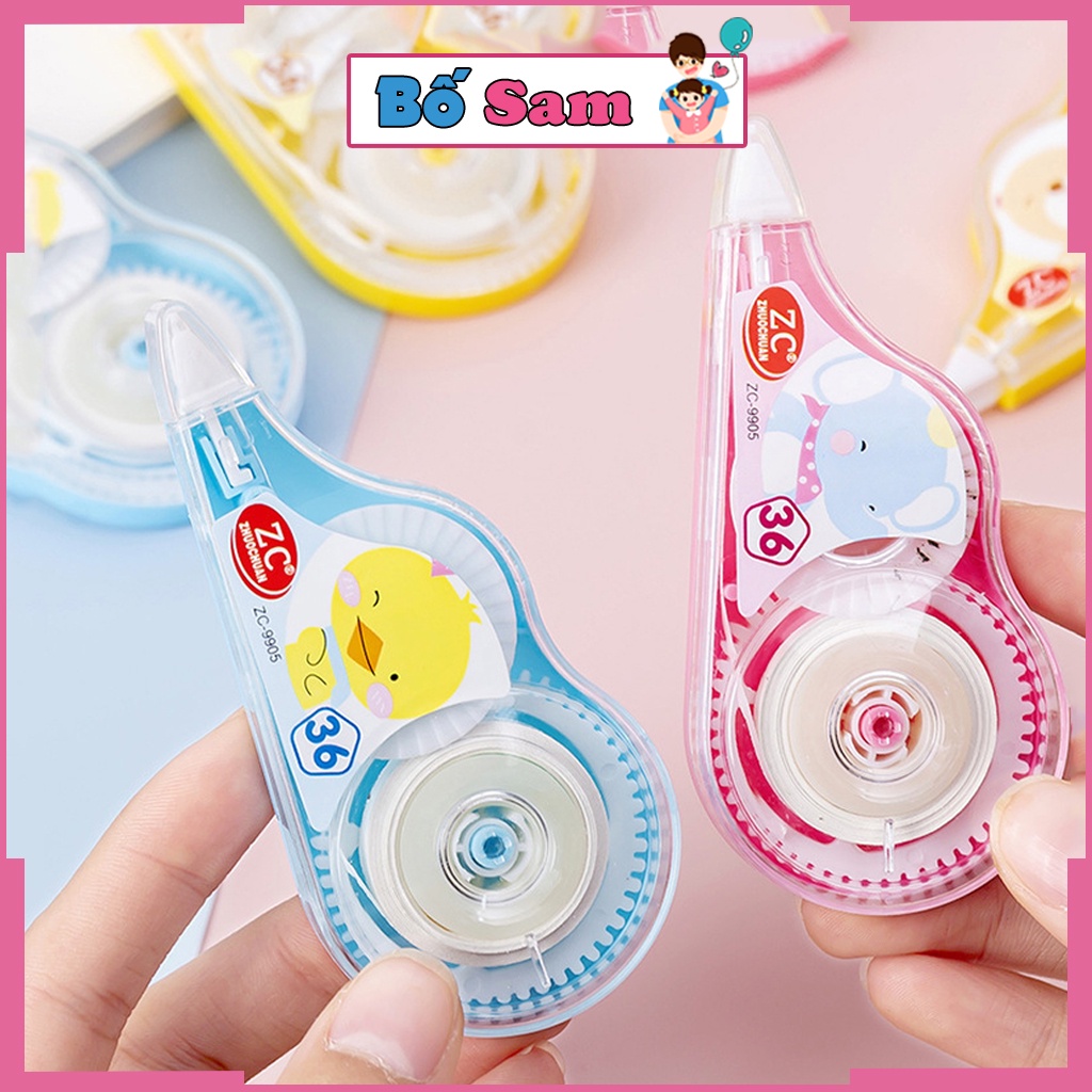 Bút xóa kéo hình dây đai dễ thương nhỏ gọn cho học sinh Shop Bố Sam