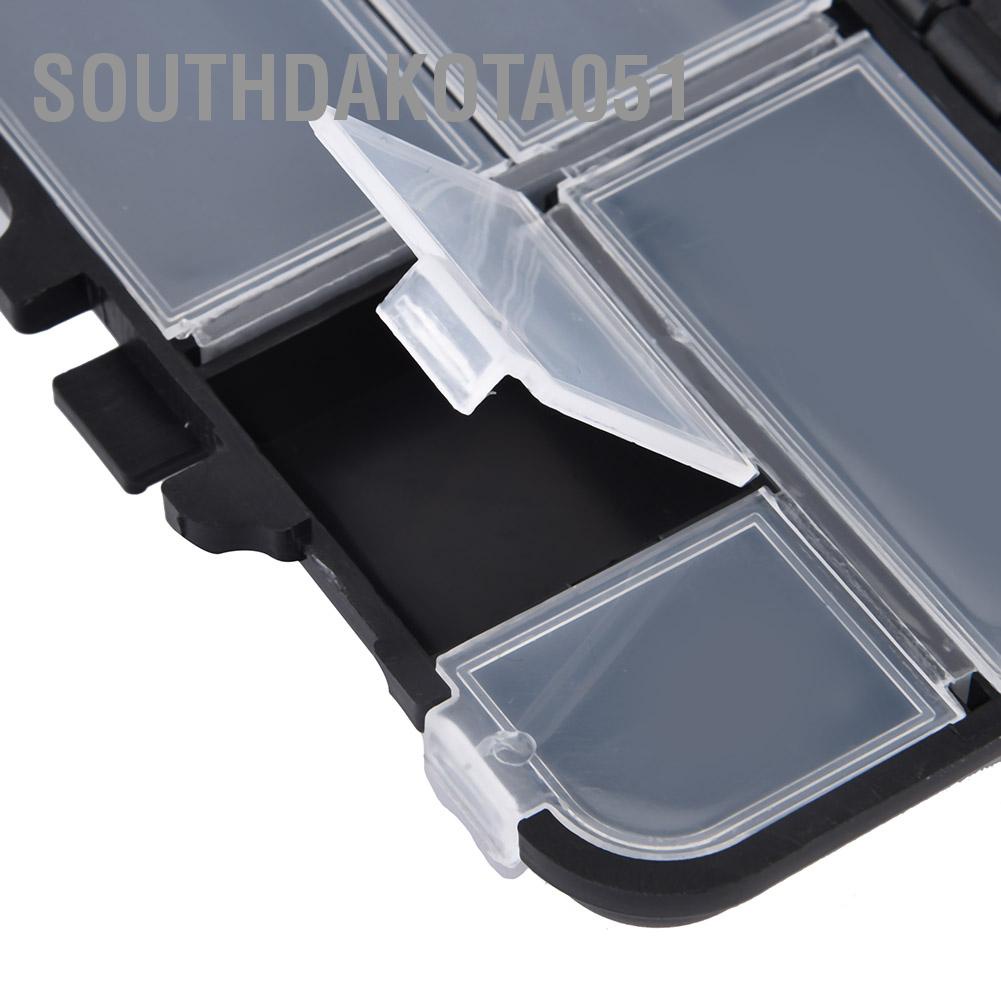 Southdakota051 Fishing Tackle Box Hook Lures Accessories Storage Case
