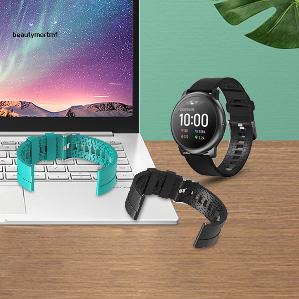 Dây Đeo Silicone Mềm 20mm Cho Đồng Hồ Thông Minh Xiaomi Haylou Solar LS05 Beautymartm1