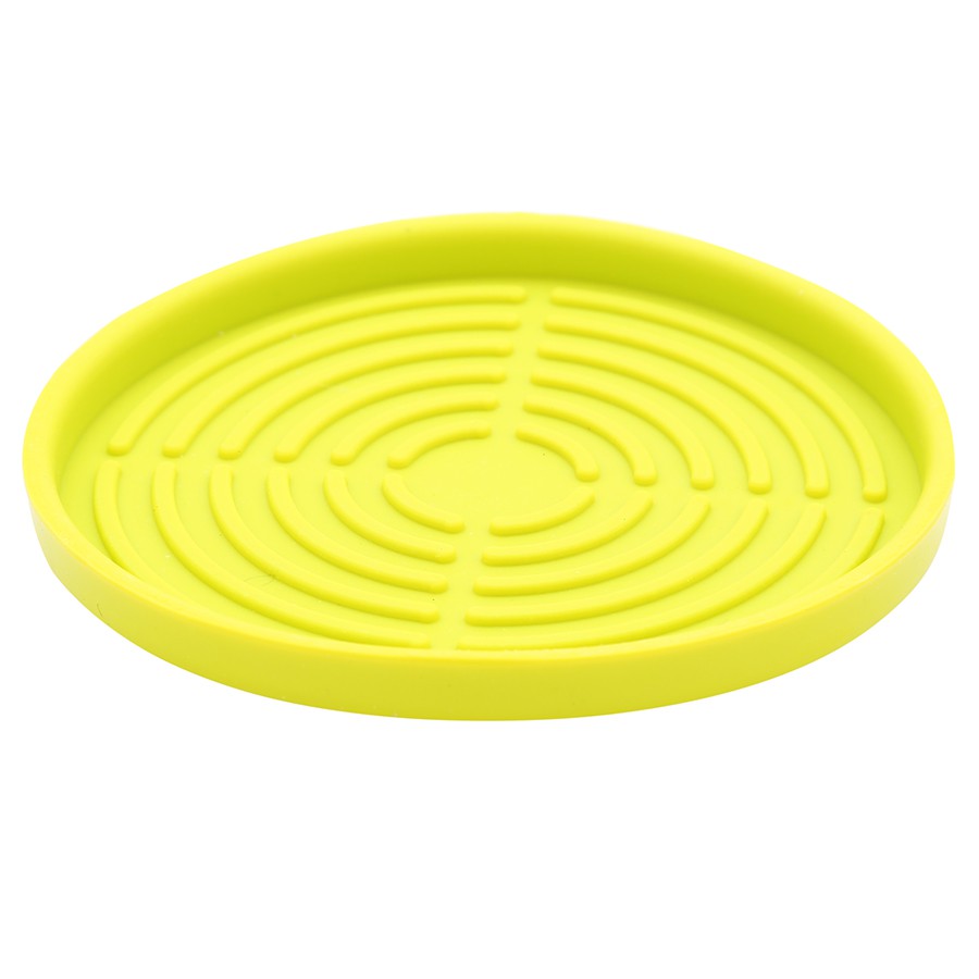 Bộ 4 Lót Ly Bằng Cao Su Silicone Hestian (Giao màu ngẫu nhiên)