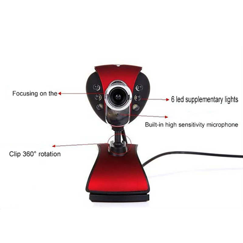 Webcam Usb 2.0 Hd Có Micro Cho Máy Tính Để Bàn | BigBuy360 - bigbuy360.vn