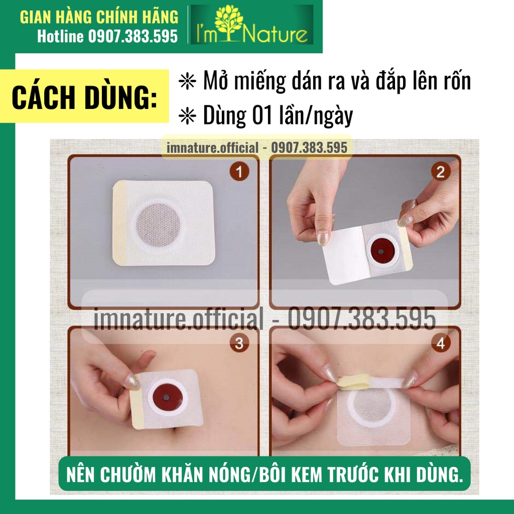 40 Miếng Dán Rốn Giảm Béo Giảm Cân Đốt Cháy Mỡ Thừa Đông Y Hiệu Quả (có bán lẻ)