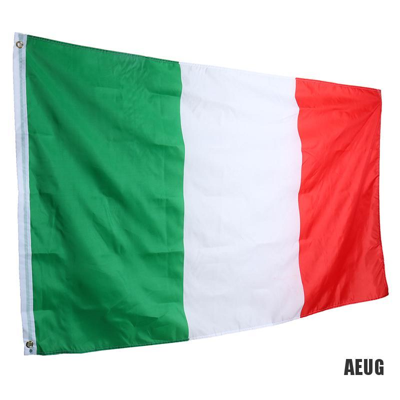 [AIU]  90*150cm Green White Red Ita It Italy Italian Flag For Decoration