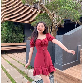 Đầm Jasmine - Đầm tùng bèo nhún ngực