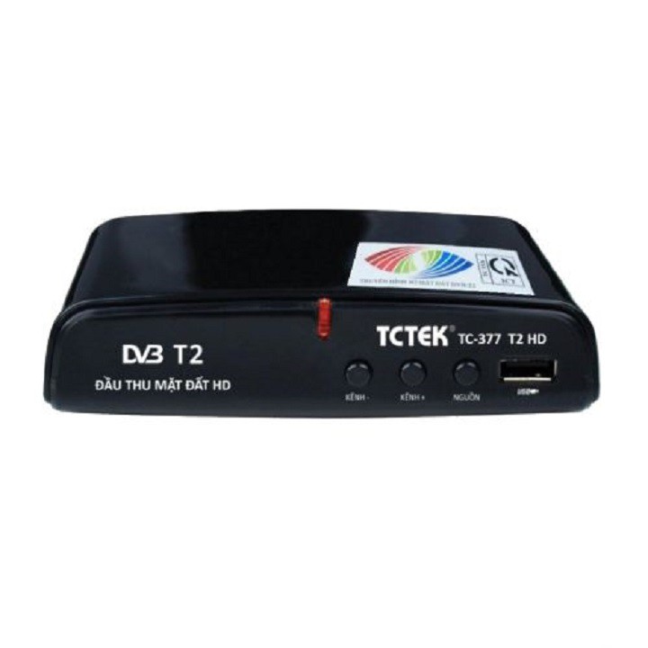 Đầu Thu DVB T2 TCTEK TC-377 Chính Hãng -Truyền Hình Số Mặt Đất DVB-T2 miễn Phí