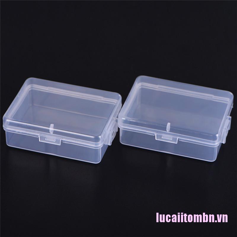 Bộ 2 Hộp Nhựa Trong Suốt Đựng Đồ Đa Năng