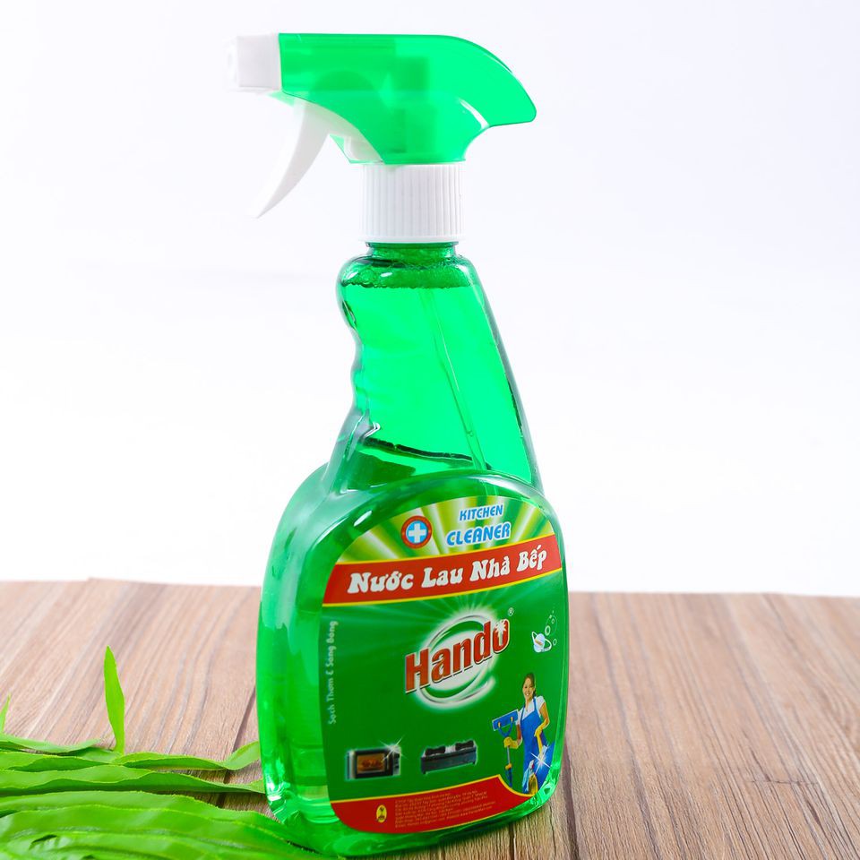 Nước lau nhà bếp Hando 500ml (Xanh lá cây)