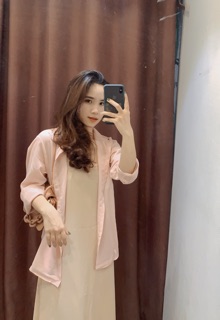 💓 Set váy 2 dây kèm sơmi voan ⚡️