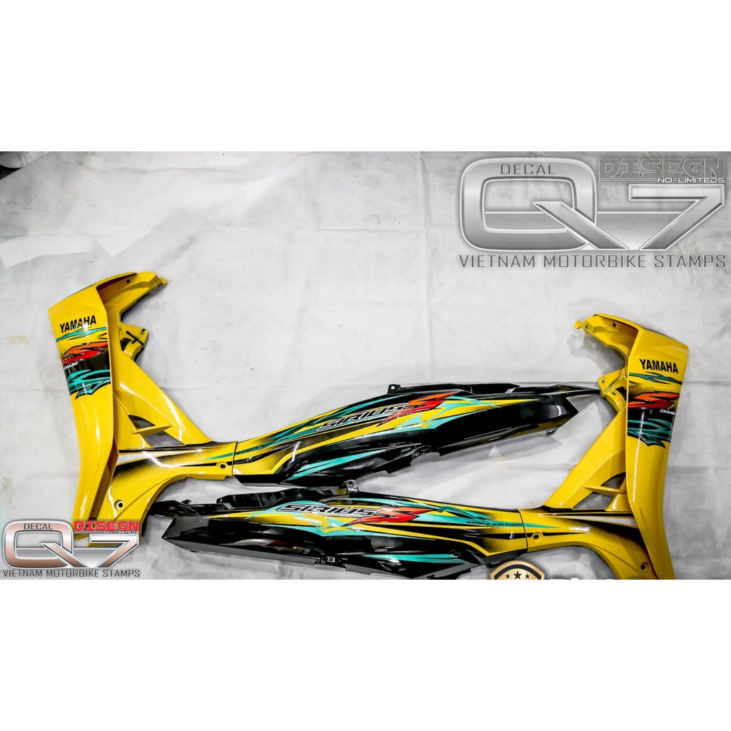 Tem Rời Sirius 110 Vành Đen