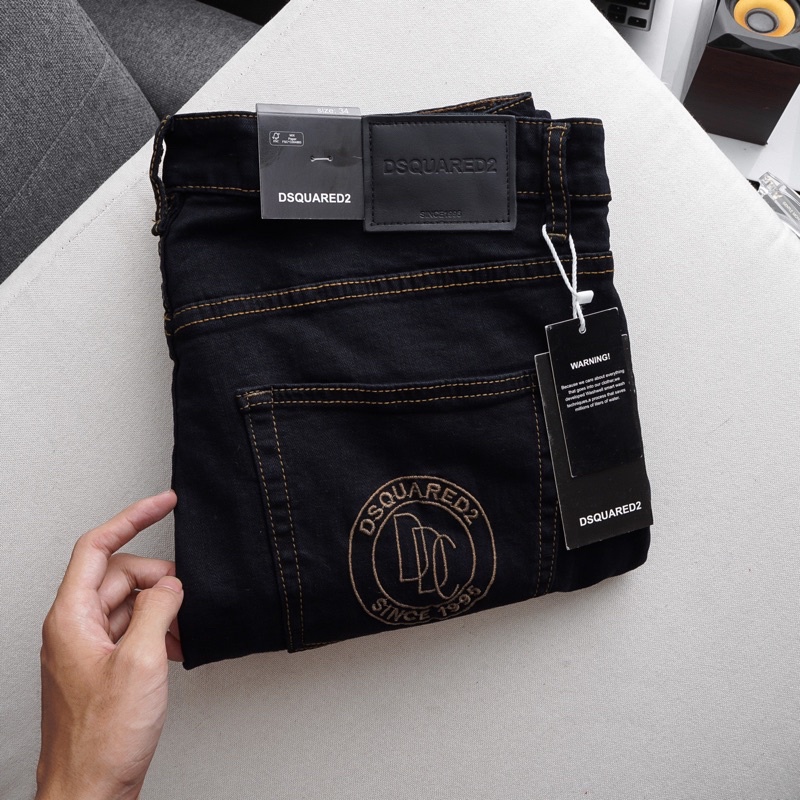 [XẢ LẺ SIZE] Quần Jean Nam cao cấp ống suông màu đen - chất bò co giãn đẹp | BigBuy360 - bigbuy360.vn