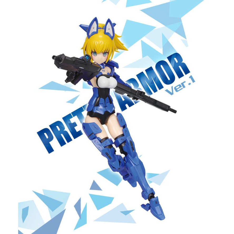 Mô hình lắp ghép Pretty Armor Girl ver.1 Blue - PA model