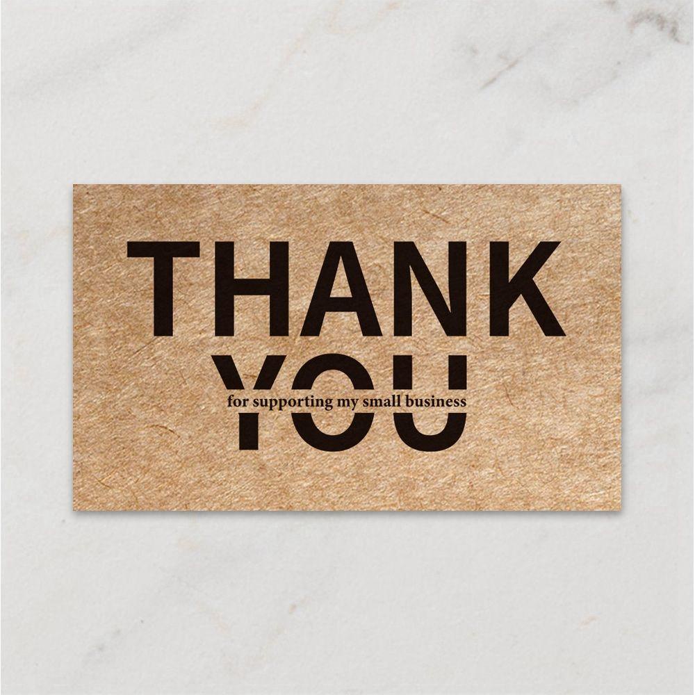 Set 30 Thẻ Quà Tặng Trang Trí In Chữ Thank You Enterprise