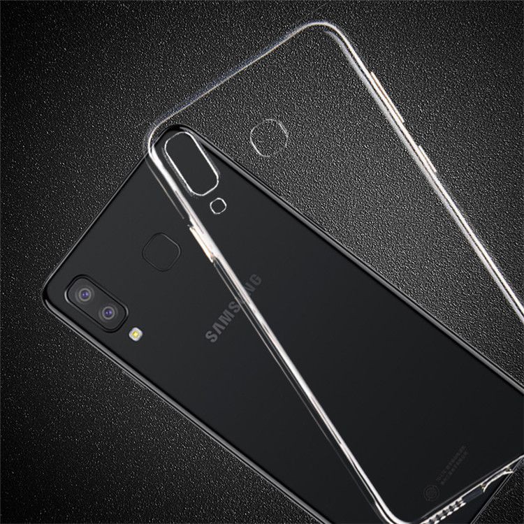Ốp lưng Silicon Cho Samsung Galaxy A8 Star dẻo trong loại A chống ố vàng cao cấp
