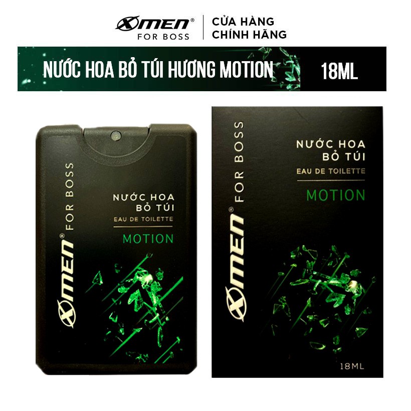 Nước Hoa Bỏ Túi Xmen- Nước hoa EDT bỏ túi X-Men for Boss Motion 18ml - Mùi hương năng động, phóng khoáng | BigBuy360 - bigbuy360.vn
