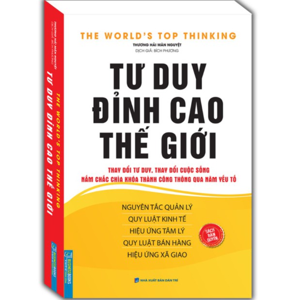 Sách - Tư duy đỉnh cao thế giới (sách bản quyền)