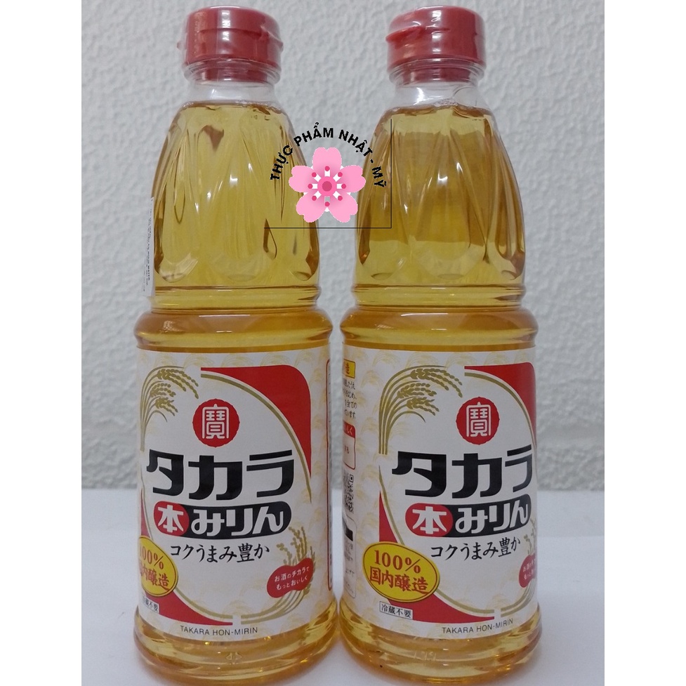 [THỰC PHẨM NHẬT BẢN ] HON MIRIN - TAKARA 600ML ( GIA VỊ NẤU ĂN NHẬT) ,GIA VỊ NẤU ĂN MIRIN, MIRIN ƯỚP