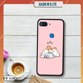 Ốp lưng điện thoại Xiaomi Mi 8 Lite - lưng nhám viền dẻo