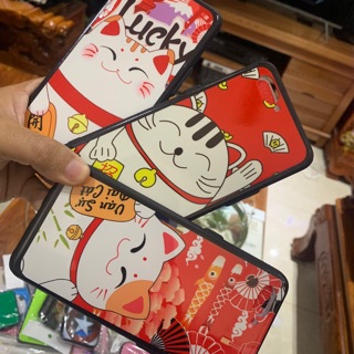 Ốp lưng oppo A3S mèo tiền