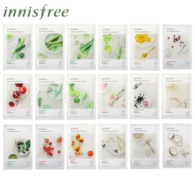 [Siêu sale] Mặt Nạ Giấy INNISFREE My Real Squeeze Mask