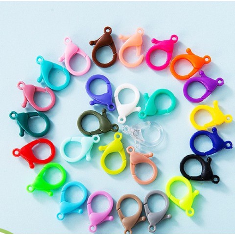 Nút Khóa Nhựa Màu Sắc 25mm Dùng Làm Chìa Khóa Diy