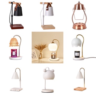 Đèn đốt nến thơm sang trọng tặng kèm bóng đèn, điều chỉnh độ sáng, độ cao, hẹn giờ