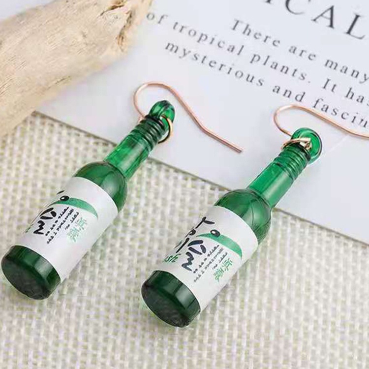 Khuyên Tai Hình Chai Bia Độc Đáo JP5