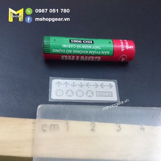 Sticker mã hóa mạng game Contra Nintendo màu bạc