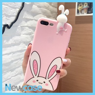 Ốp lưng dẻo con vật hoạt hình ngộ nghĩnh thỏ- Iphone 5, 6, 6plus, 7, 7plus, 8, 8plus, X, Xs, Xsmax