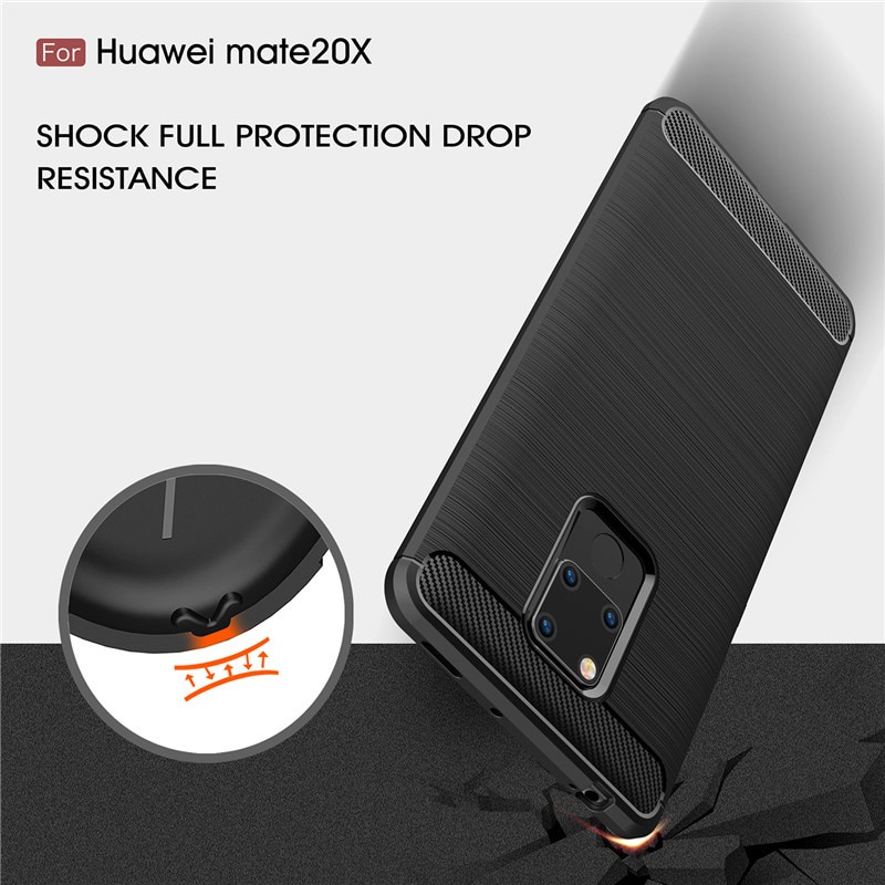 Ốp điện thoại silicon chống sốc cho Huawei Mate 20X Huawei Mate 20 X Mate 20 X Capas Coque