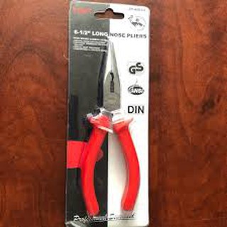 Kìm mỏ nhọn 6-1/2" 160mm top tp-4001-6 cán đỏ
