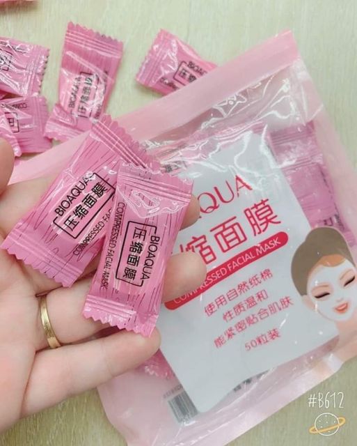Set 3 Viên mặt nạ nén Bioaqua