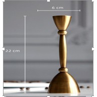 Chân nến đồng stick đơn cao cấp - Decor trang trí nhà hàng, khách sạn, phòng khách , phòng thờ,...