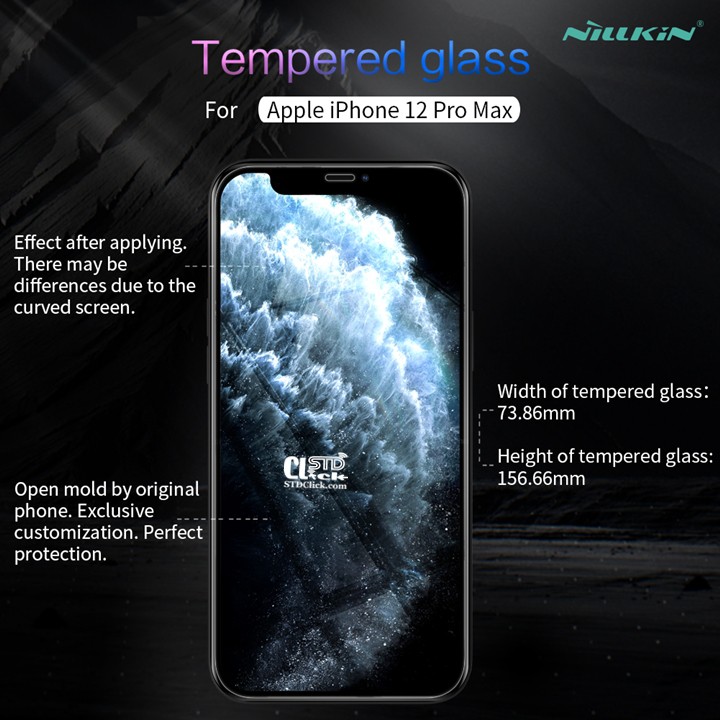 KÍNH CƯỜNG LỰC IPHONE 12 PRO MAX NILLKIN H+PRO CHÍNH HÃNG