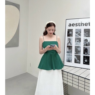 ÁO 2 DÂY XOÈ PEPLUM
